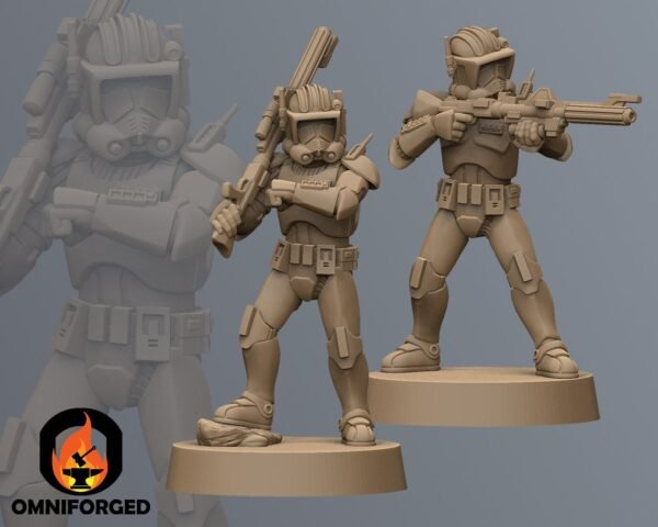 Commander Cody Sniper | Anvilrage Studios | 3D Printed Figure