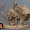 Droid Thief on Heavy Beast | Black Remnant | Tabletop Gaming | 3D Printed Miniature