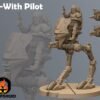 Mercenary Walker | Anvilrage Studios | 3D Printed Figure