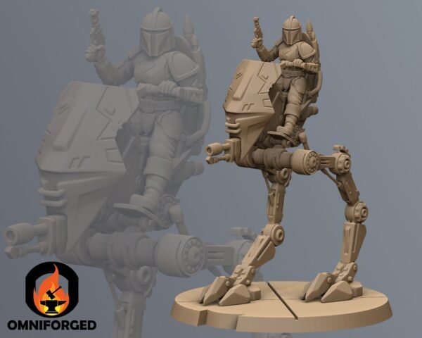 Mercenary Walker | Anvilrage Studios | 3D Printed Figure