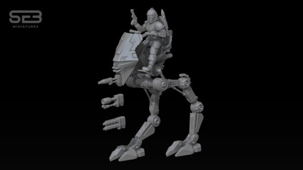 Mercenary Walker | Anvilrage Studios | 3D Printed Figure