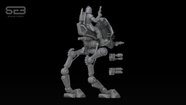 Mercenary Walker | Anvilrage Studios | 3D Printed Figure