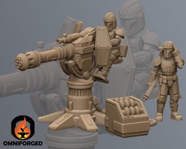 Protectors Heavy Laser Station | Anvilrage Studios | 3D Printed Figure