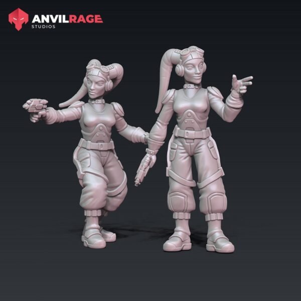 Rebellious Pilot | Anvilrage Studios | 3D Printed Figure