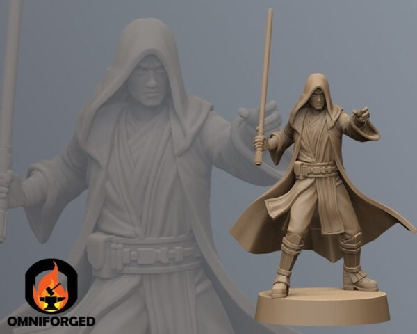 Hooded Chosen One | Anvilrage Studios | 3D Printed Figure