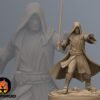 Hooded Chosen One | Anvilrage Studios | 3D Printed Figure