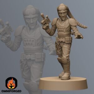 Freedom Fighter Leader | Anvilrage Studios | 3D Printed Figure