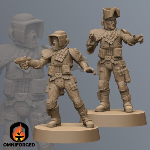 Scout Captains | Anvilrage Studios | 3D Printed Figure