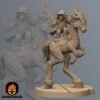 Grand Master on Stag Rider | Anvilrage Studios | 3D Printed Figure