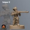 Freedom Fighter Snipers | Anvilrage Studios | Legion Scale | 3D Printed Figure