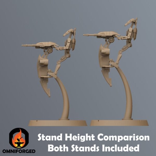 Clankers on Speeders | Anvilrage Studios | Legion Scale | 3D Printed Figure