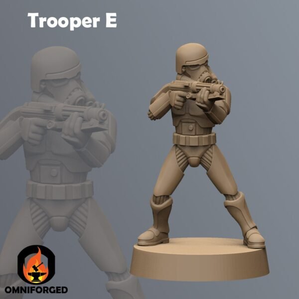 Phase 1 Storm Soldiers | Anvilrage Studios | Legion Scale | 3D Printed Figure