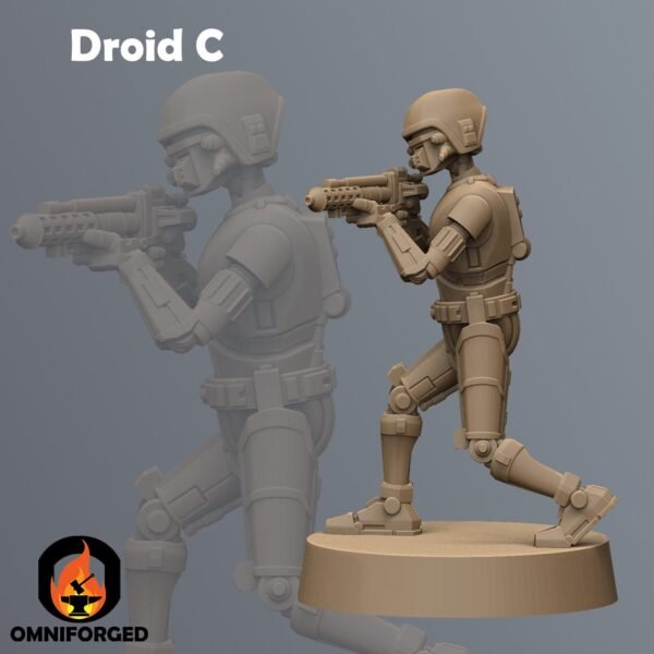 Assassination Droids 87 | Anvilrage Studios | Legion Scale | 3D Printed Figure