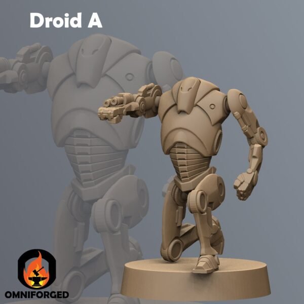 Bulky Droids | Anvilrage Studios | Legion Scale | 3D Printed Figure