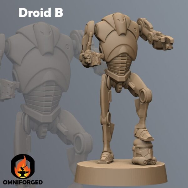 Bulky Droids | Anvilrage Studios | Legion Scale | 3D Printed Figure