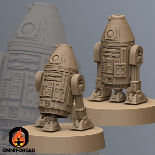 R4 Droid | Anvilrage Studios | 3D Printed Figure