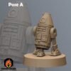 R4 Droid | Anvilrage Studios | 3D Printed Figure