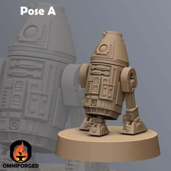 R4 Droid | Anvilrage Studios | 3D Printed Figure