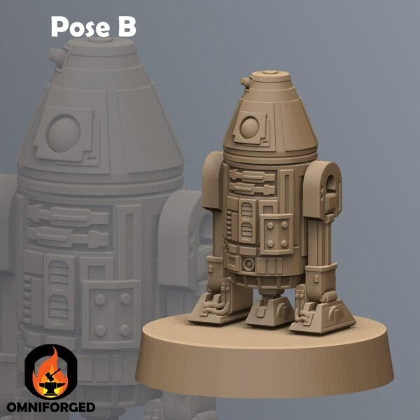 R4 Droid | Anvilrage Studios | 3D Printed Figure