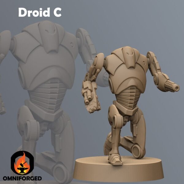 Bulky Droids | Anvilrage Studios | Legion Scale | 3D Printed Figure