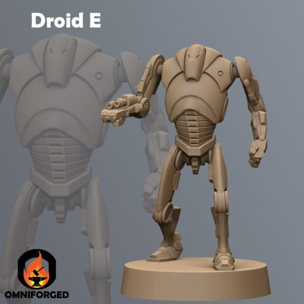 Bulky Droids | Anvilrage Studios | Legion Scale | 3D Printed Figure