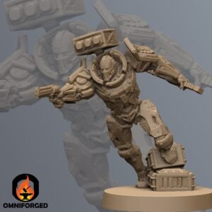 Michael Mauler Cyberpunk Gaming Figure | Unit9 | High Resolution 3D Printed | Tabletop Gaming