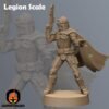 Shattered Hero Old Way Mercenary Captain | Anvilrage Studios | 3D Printed Figure