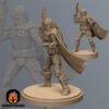 Shattered Hero Old Way Mercenary Captain | Anvilrage Studios | 3D Printed Figure