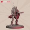 Shattered Hero Old Way Mercenary Captain | Anvilrage Studios | 3D Printed Figure