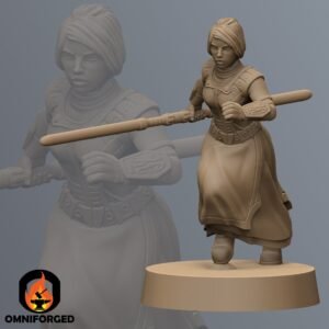 Companion Kira | Black Remnant | Tabletop Gaming | 3D Printed Miniature