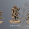 Sephiroth JRPG Final Fantasy Miniature RN Estudio 28mm 32mm