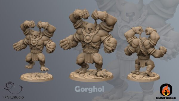 Gorghol JRPG Fantasy Miniature Mini RN Estudio 28mm 32mm