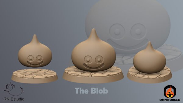 The Blob JRPG Final Fantasy Miniature RN Estudio Slime Monster 28mm 32mm