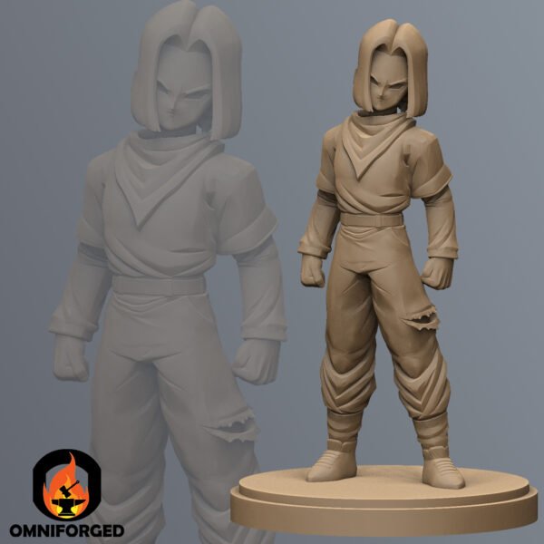 Dragon Ball Android 17 Tabletop Miniature