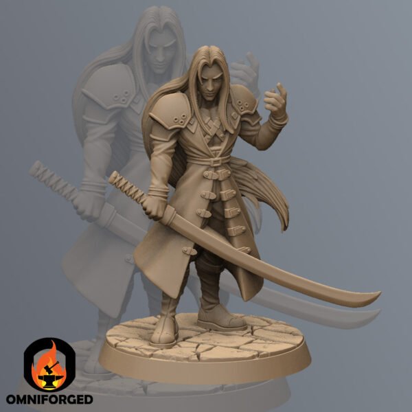 Sephiroth JRPG Final Fantasy Miniature RN Estudio 28mm 32mm