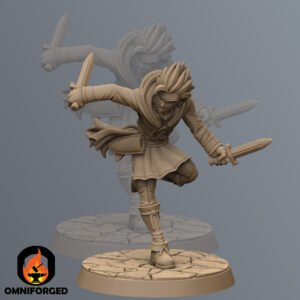 Spike JRPG Fantasy Miniature Mini RN Estudio 28mm 32mm Rogue D&D DnD