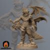 Cloud Strife With Demon Wing JRPG Final Fantasy Miniature RN Estudio 28mm 32mm