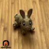 Mini Articulated Rabbit Bunny Tan Toy Animal 3D Printed