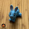 Mini Articulated Rabbit Bunny Aqua Toy Animal 3D Printed