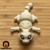 Mini Articulated Glint Eye Cat Beige Toy Animal 3D Printed