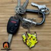 3D Printed Pikachu Pokémon Keychain – Durable PLA Filament Accessory