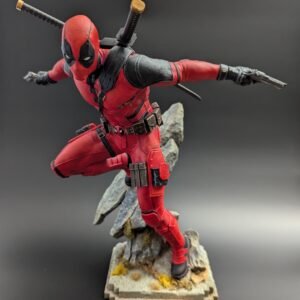 Marvel Deadpool Statue Painted Superhero