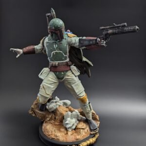 Boba Fett Star Wars Mandalorian Painted Statue