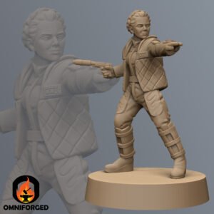 SKF0025 Thumb Star Wars Legion Shatterpoint Miniature Mini Princess Leia Hoth SkullForge