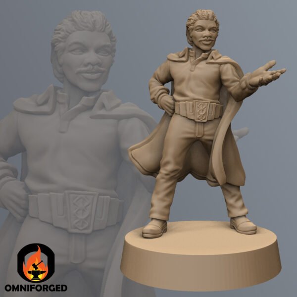 Star Wars Legion Shatterpoint Miniature Mini Lando Cloud City Squamous