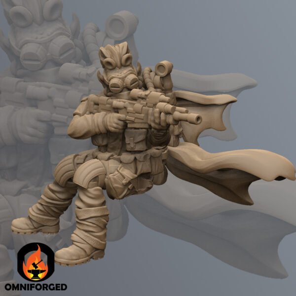 SQM0004 Thumb Gunner02 Star Wars Legion Shatterpoint Miniature Mini Desert Speeder Vehicle Squamous