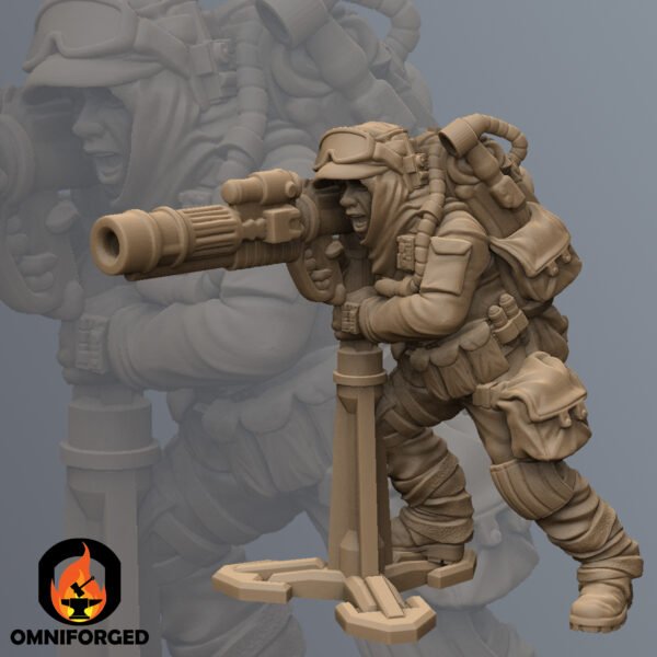 SQM0004 Thumb Gunner03 Star Wars Legion Shatterpoint Miniature Mini Desert Speeder Vehicle Squamous