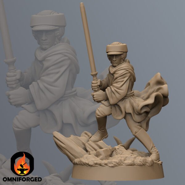 Thumb Star Wars Legion Shatterpoint Miniature Mini Luke Skywalker Endor War Bear