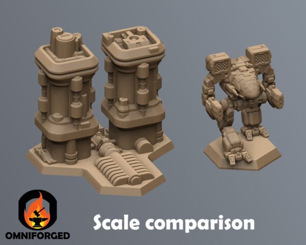 ScaleThumb Sci-Fi City 6mm Hex Terrain T1B1