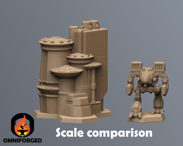 Sci-Fi City 6mm Hex Terrain T1B5